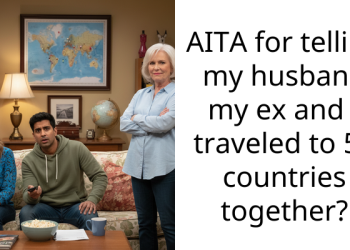 AITA for telling my husband my ex and I traveled to 56 countries together?