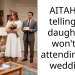 AITAH for telling my daughter I won’t be attending her wedding?