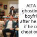 AITA for ghosting my boyfriend after he asked if he could cheat on me?