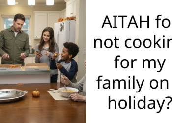 AITAH for not cooking for my family on a holiday?