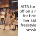 AITA for going off on a mother for bringing her kid to a freestyle skate session?