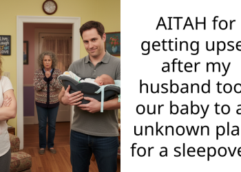 AITAH for getting upset after my husband took our baby to an unknown place for a sleepover?