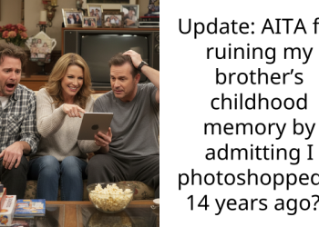 Update: AITA for ruining my brother’s childhood memory by admitting I photoshopped it 14 years ago?