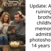 Update: AITA for ruining my brother’s childhood memory by admitting I photoshopped it 14 years ago?