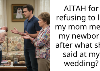 AITAH for refusing to let my mom meet my newborn after what she said at my wedding?