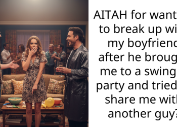 AITAH for wanting to break up with my boyfriend after he brought me to a sw***er party and tried to share me with another guy?