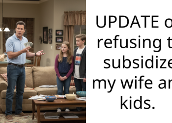 UPDATE on refusing to subsidize my wife and kids.