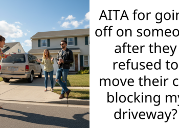 AITA for going off on someone after they refused to move their car blocking my driveway?
