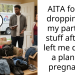 AITA for not dropping off my partners stuff after he left me during a planned pregnancy?