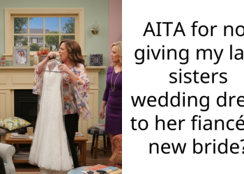 AITA for not giving my late sisters wedding dress to her fiancées new bride?
