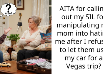 AITA for calling out my SIL for manipulating my mom into hating me after I refused to let them use my car for a Vegas trip?