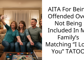 AITA For Being Offended Over Not Being Included In My Family’s Matching “I Love You” TATOO