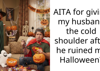 AITA for giving my husband the cold shoulder after he ruined my Halloween?