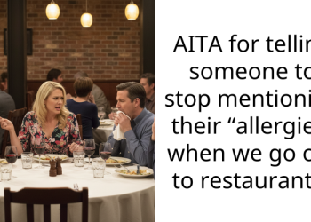 AITA for telling someone to stop mentioning their “allergies” when we go out to restaurants?