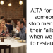 AITA for telling someone to stop mentioning their “allergies” when we go out to restaurants?