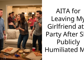 AITA for Leaving My Girlfriend at a Party After She Publicly Humiliated Me?