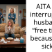 AITA for interrupting husbands “free time” because I’m sick?