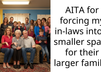 AITA for forcing my in-laws into a smaller space for their larger family?