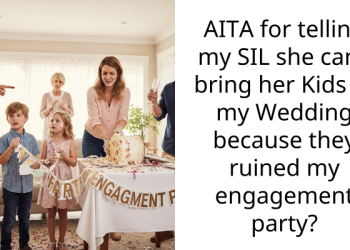 AITA for telling my SIL she can’t bring her Kids to my Wedding because they ruined my engagement party?