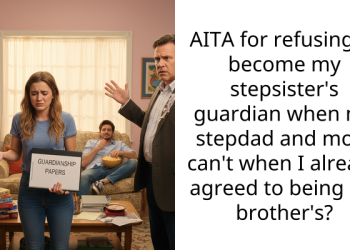 AITA for refusing to become my stepsister’s guardian when my stepdad and mom can’t when I already agreed to being my brother’s?