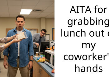 AITA for grabbing lunch out of my coworker’s hands