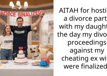 AITAH for hosting a divorce party with my daughter the day my divorce proceedings against my cheating ex wife were finalized?