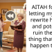 AITAH for not letting my mom rewrite history and potential ruin the best thing that’s ever happen to me?