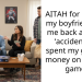 AITAH for making my boyfriend pay me back after he ‘accidentally’ spent my grocery money on a video game?