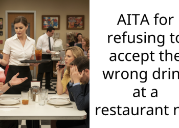 AITA for refusing to accept the wrong drink at a restaurant nm