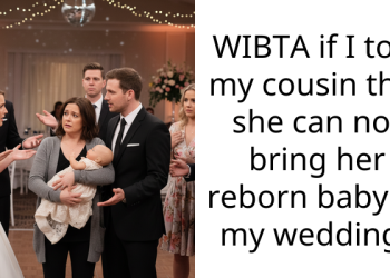 WIBTA if I told my cousin that she can not bring her reborn baby to my wedding?