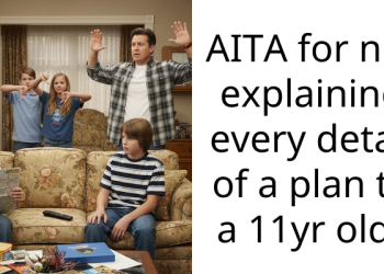 AITA for not explaining every detail of a plan to a 11yr old?