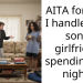 AITA for how I handled my son’s girlfriend spending the night?
