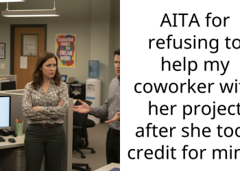 AITA for refusing to help my coworker with her project after she took credit for mine?