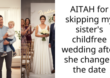 AITAH for skipping my sister’s childfree wedding after she changed the date