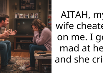 AITAH, my wife cheated on me. I got mad at her and she cries