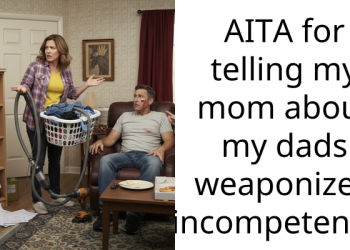 AITA for telling my mom about my dads weaponized incompetence?