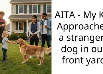AITA – My Kid Approached a strangers dog in our front yard