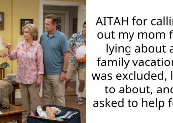 AITAH for calling out my mom for lying about a family vacation I was excluded, lied to about, and asked to help for?
