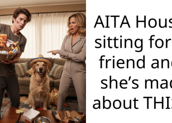 AITA House sitting for a friend and she’s mad about THIS?
