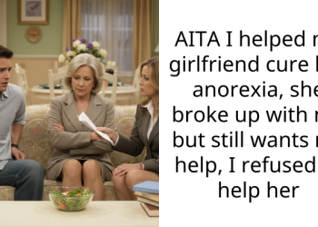 AITA I helped my girlfriend cure her anorexia, she broke up with me but still wants my help, I refused to help her