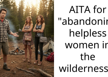 AITA for “abandoning helpless women in the wilderness”?