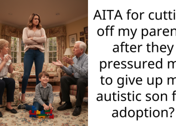 AITA for cutting off my parents after they pressured me to give up my autistic son for adoption?