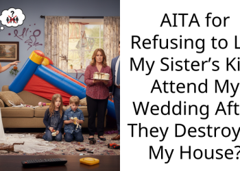 AITA for Refusing to Let My Sister’s Kids Attend My Wedding After They Destroyed My House?