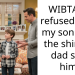 WIBTA if I refused to let my son wear the shirt his dad sent him?