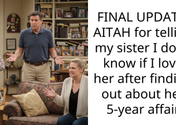 FINAL UPDATE: AITAH for telling my sister I don’t know if I love her after finding out about her 5-year affair