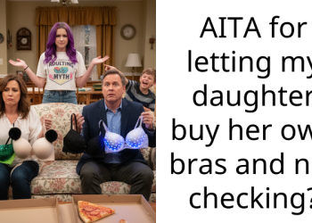 AITA for letting my daughter buy her own bras and not checking?