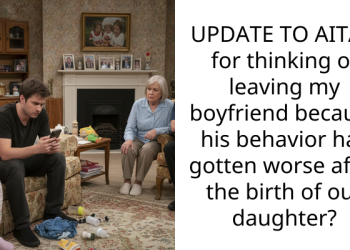 UPDATE TO AITAH for thinking of leaving my boyfriend because his behavior has gotten worse after the birth of our daughter?
