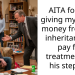 AITA for not giving my father money from my inheritance to pay for treatment for his stepkid?