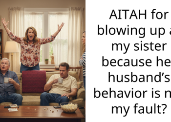 AITAH for blowing up at my sister because her husband’s behavior is not my fault?