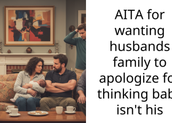 AITA for wanting husbands family to apologize for thinking baby isn’t his